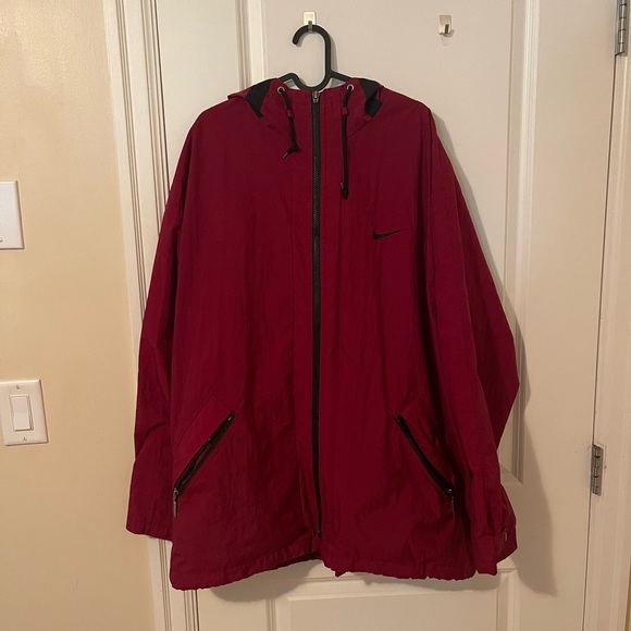 Vintage Nike Windbreaker - Deep Red - Picture 2 of 8